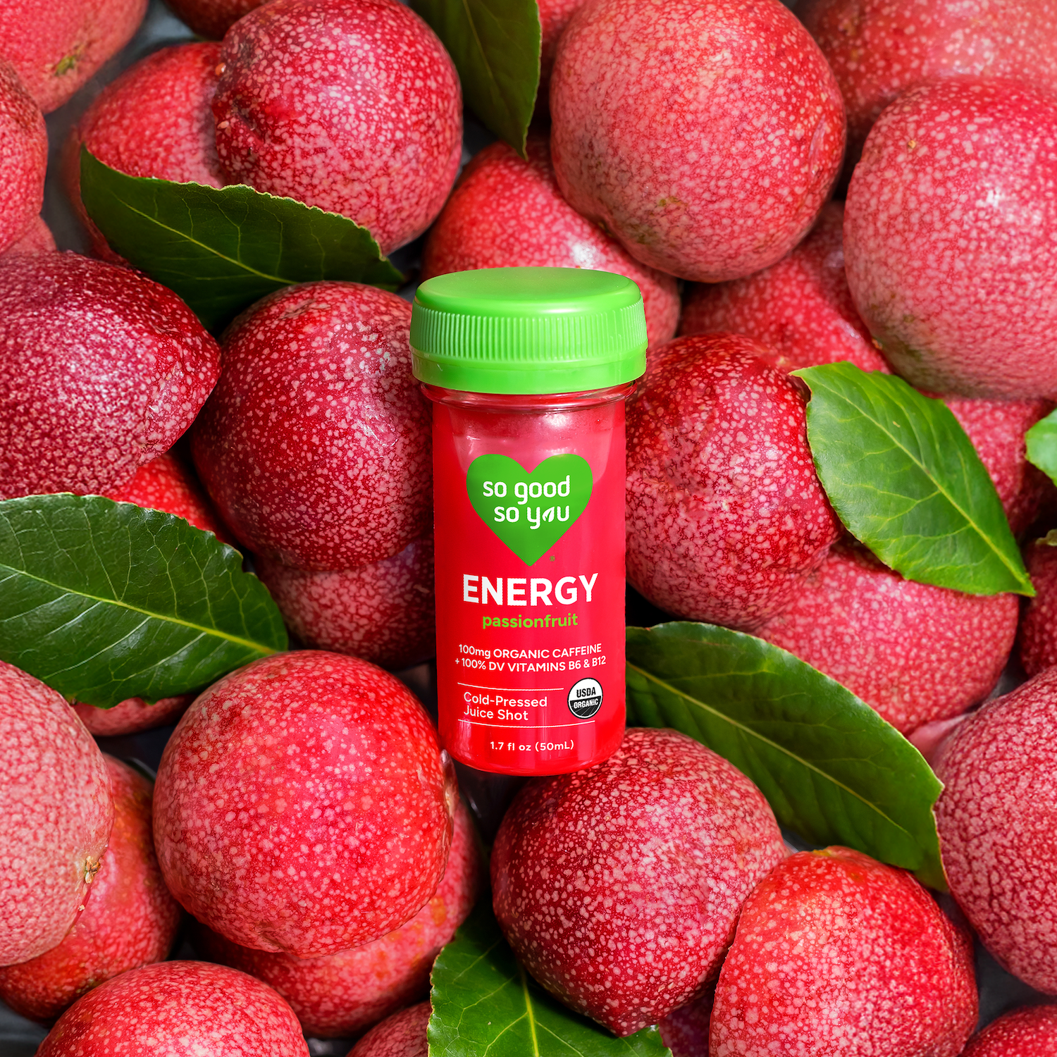 Passionfruit Energy Shots 4-Pack | So Good So You