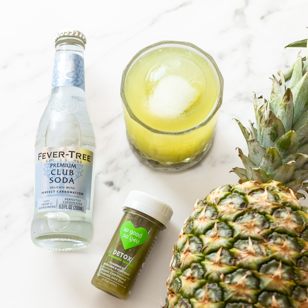 Detox Pineapple Orange Spritzer