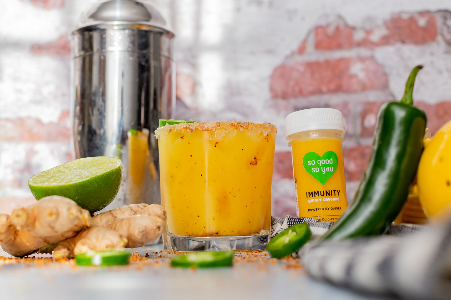 So Good So You Immunity Ginger Mocktail Margarita