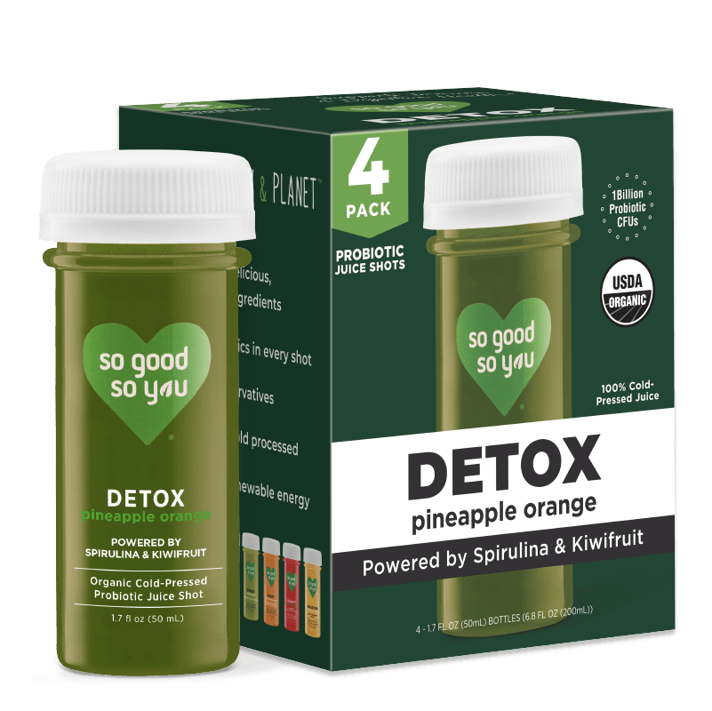 Where Can I Buy Detoxify Near Me Detox Shots 4-Pack with Probiotics | So Good So You