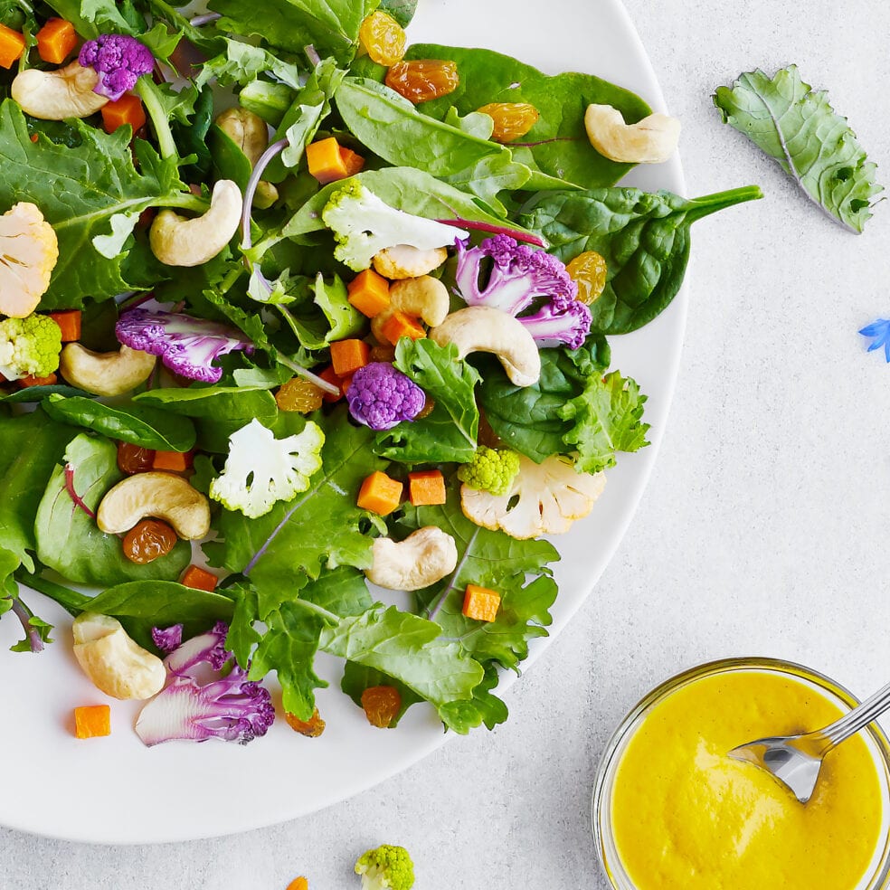Turmeric Power Greens Salad Recipe - So Good So You