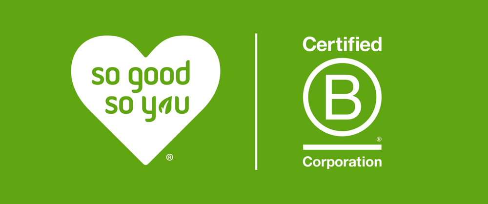 Way to B: We’ve earned B Corp certification! - So Good So You