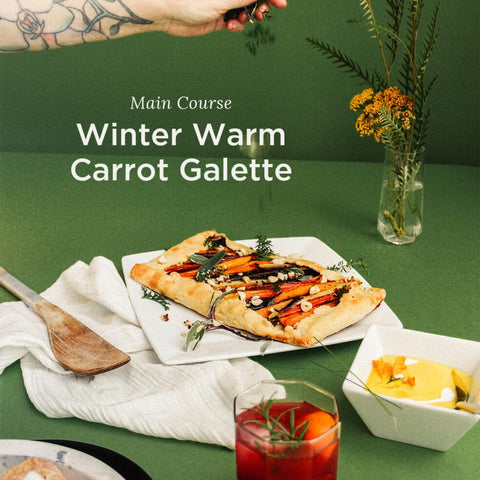 Winter Warm Carrot Galette Recipe - So Good So You