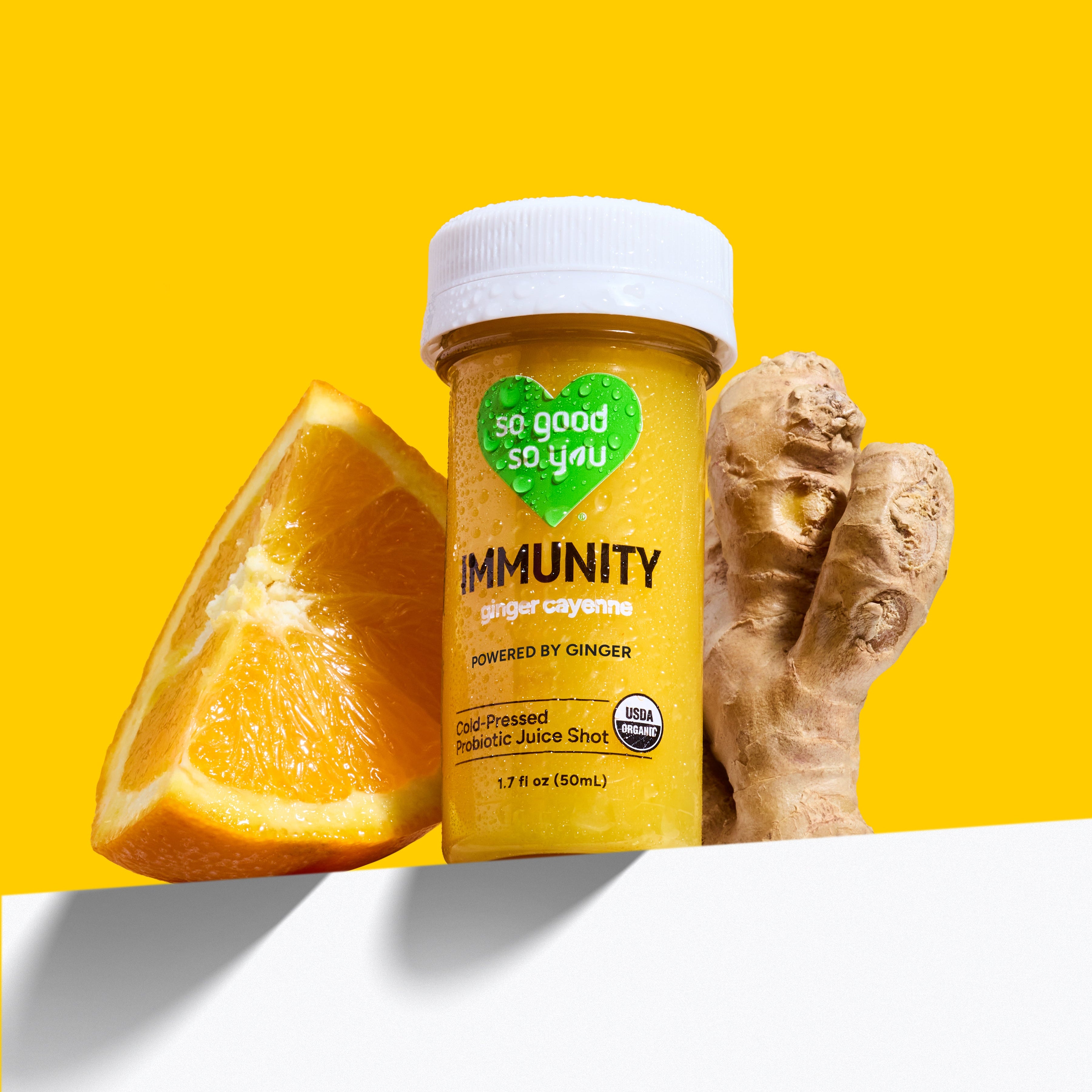 Ginger Immunity Shot + Probiotics | So Good So You