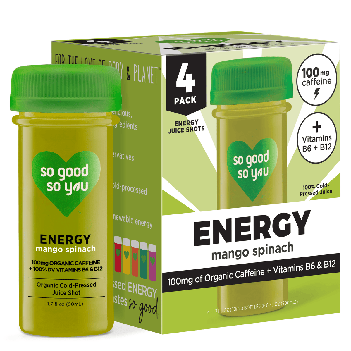 Organic Energy Juice Shots | So Good So You
