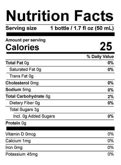 Nutrition facts