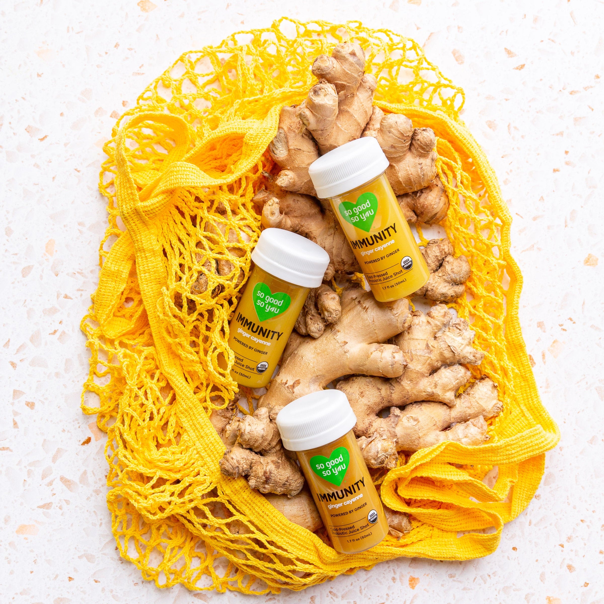 Ginger Immunity Shot + Probiotics | So Good So You