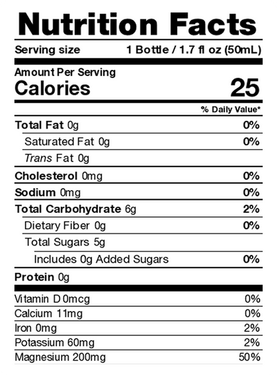 Nutrition facts