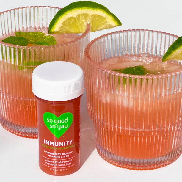 Sparkling Watermelon Mint Mocktail