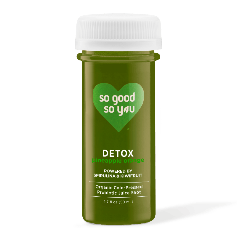 Detox Pineapple Orange | Probiotic Juice Shots | So Good So You