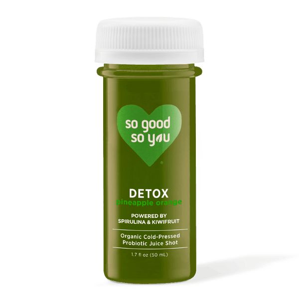 Detox Pineapple Orange | Probiotic Juice Shots | So Good So You