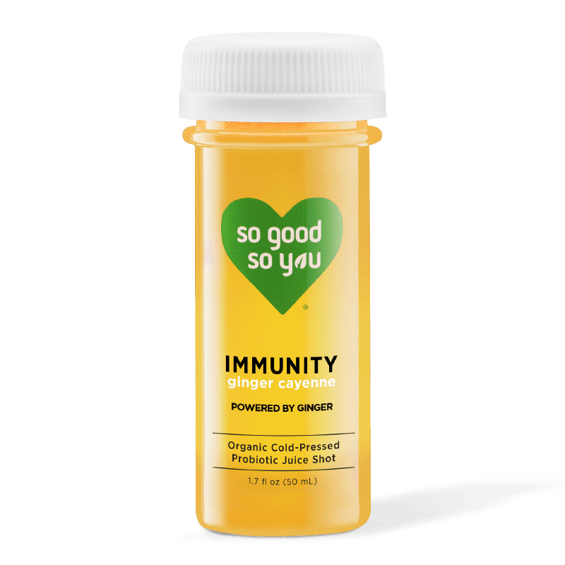 Immunity Ginger Probiotic Juice Shot - So Good So You