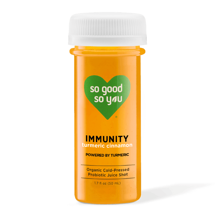 Immunity Ginger Probiotic Juice Shots So Good So You